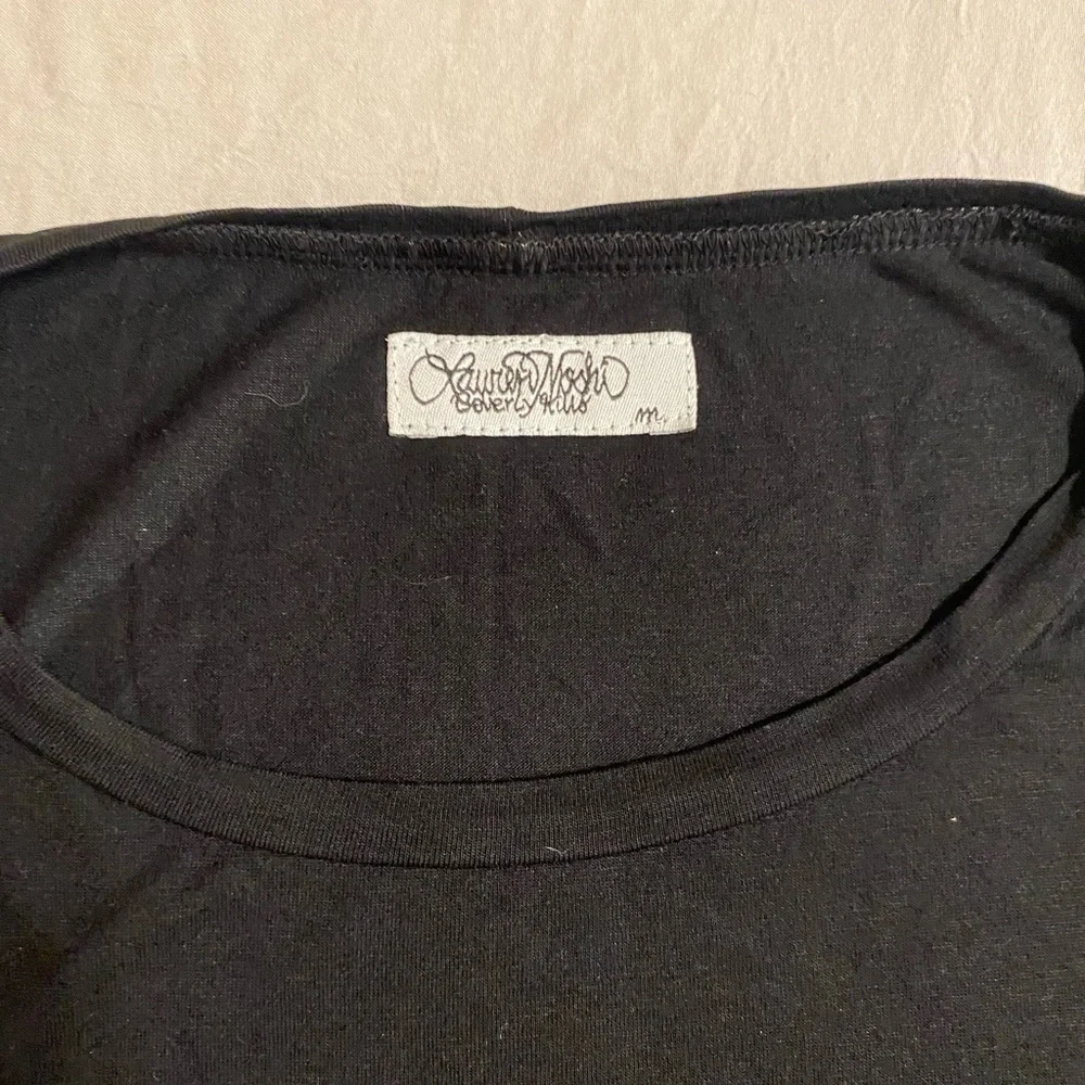 Lot of 2 band t shirts Lauren Moshi Beverly Hills LA Kiss and Oscar the Grouch S - Picture 2 of 4